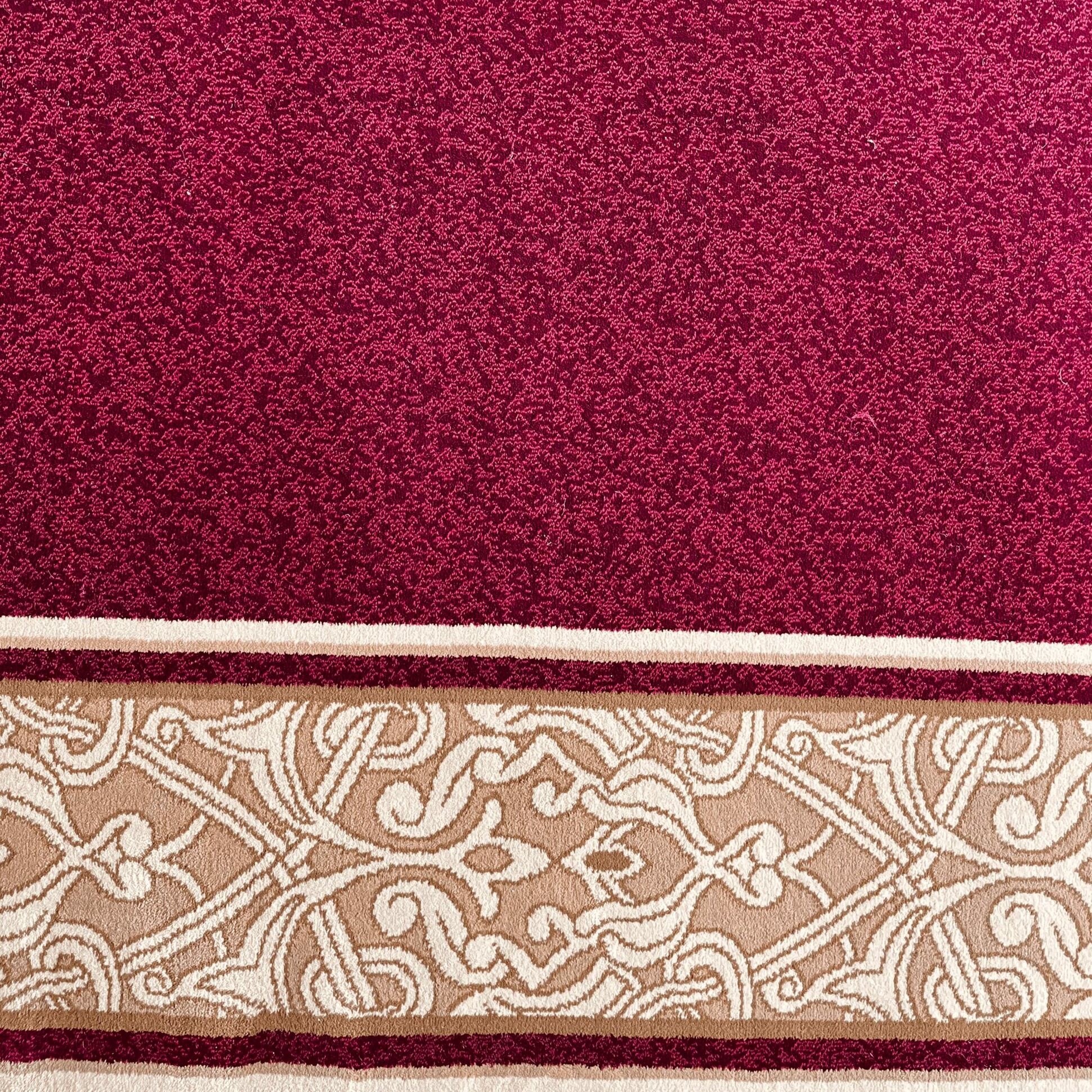 Mosque carpet roll with geometric design from Mostafawi Carpets Dubai