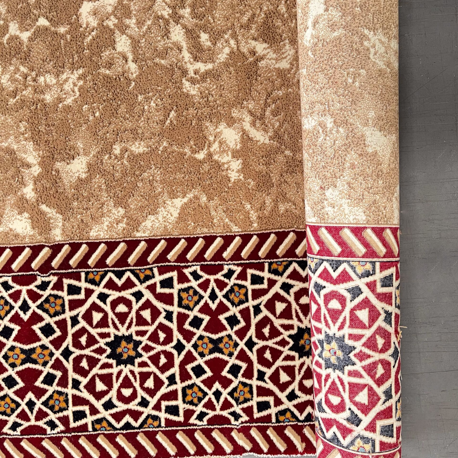 Mosque carpet flooring for prayer rooms in UAE by Mostafawi Carpets