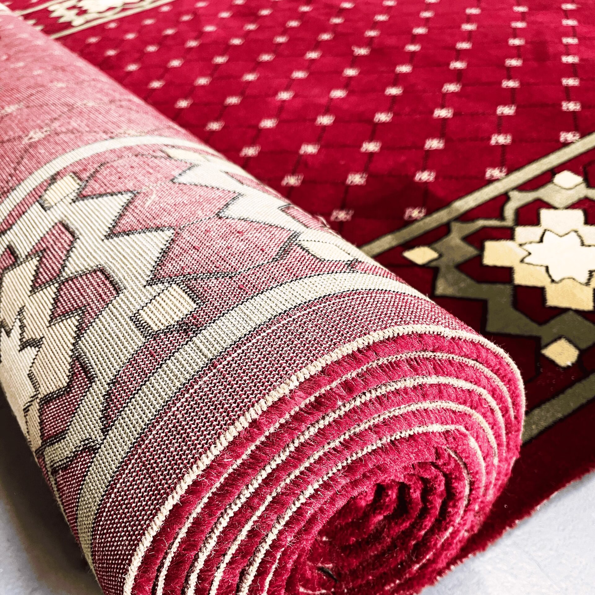 Durable and elegant mosque carpet flooring in Dubai by Mostafawi Carpets