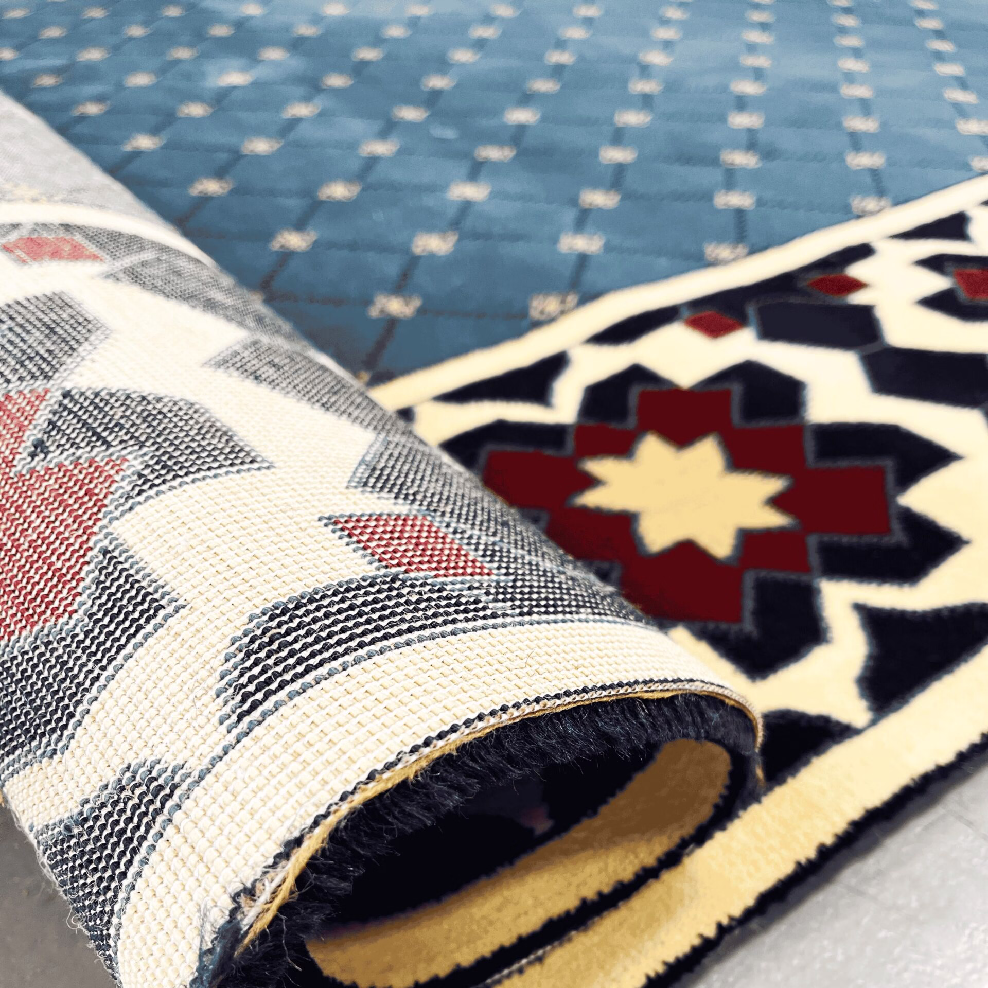 Durable and elegant mosque carpet flooring in Dubai by Mostafawi Carpets