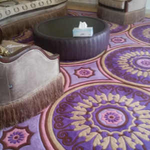 Hand Tufted Carpet Contemporary Art Mostafawi