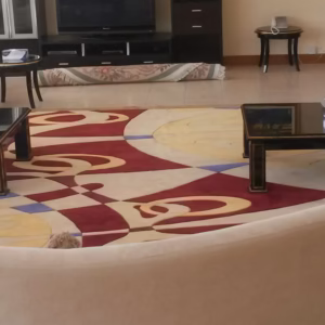 Best Hand Tufted Carpet in Dubai Modern Stripe Carpet