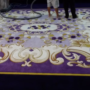 Best Hand Tufted Carpet in Dubai Elegant Blue Carpet